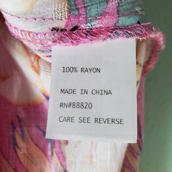 Rachel Zoe Womens Pink Floral Pattern Slit Maxi Skirt Size Medium - Picture 6 of 7